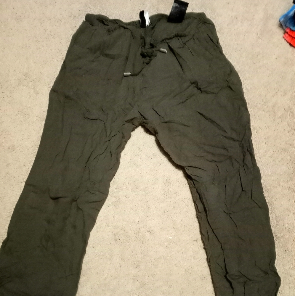 Army green joggers